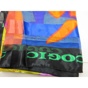 COGIC 40" Square Scarf Vintage CHURCH OF GOD SEAL Jaqueline Ferrar